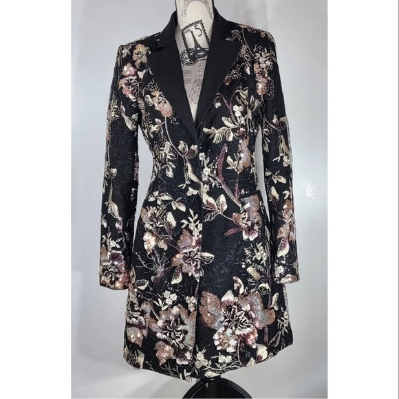 Dress the Population Berkley Sequin Bodycon Dress, Womens Size Medium - Picture 3 of 9